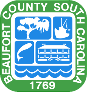 Beaufort County Seal, Beaufort County, South Carolina - Established 1769