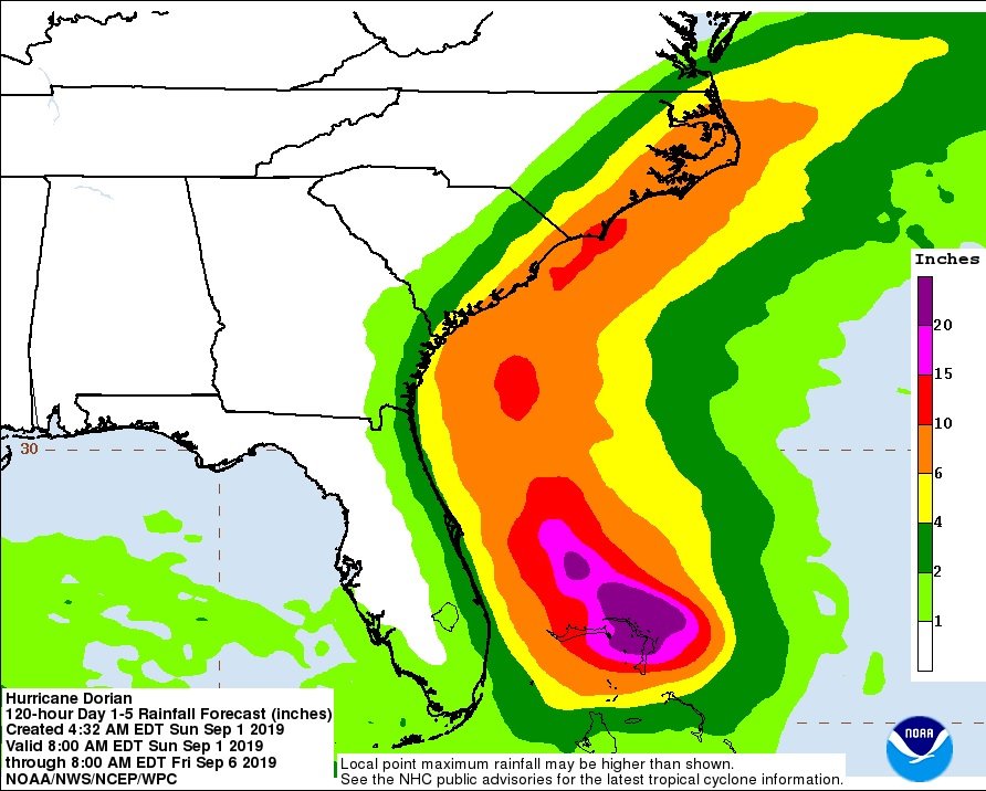 Beaufort County at OPCON 1: Sunday Afternoon, September 1