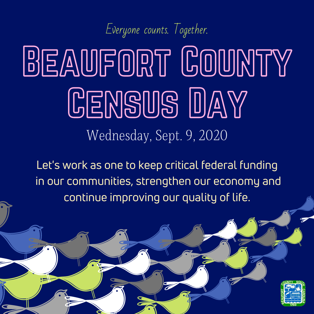 Help Our Community Stand Up and Be Counted During Beaufort County Census Day Sept. 9