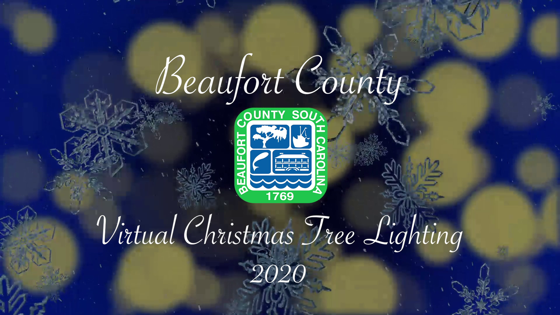Beaufort County Christmas Tree Lighting 2020