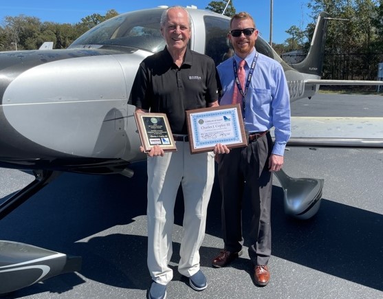 Hilton Head Island Airport Flight Instructor and Wright Brothers Master Pilot Award Recipient Named District Honoree for 2020 General Aviation Flight Instructor of the Year