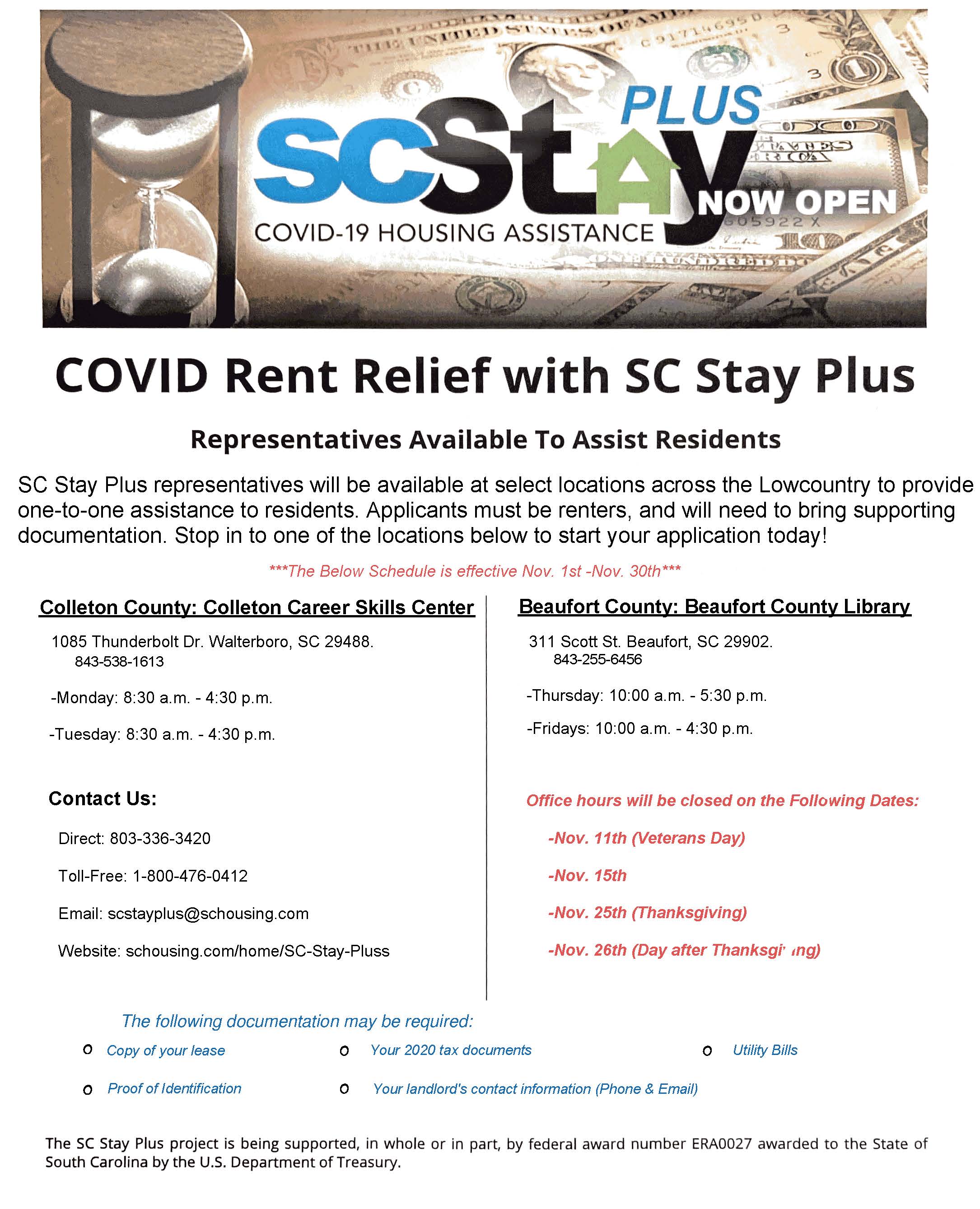 SC Stay Plus Distributes Almost  $1.5 Million in Rental Assistance in Beaufort County