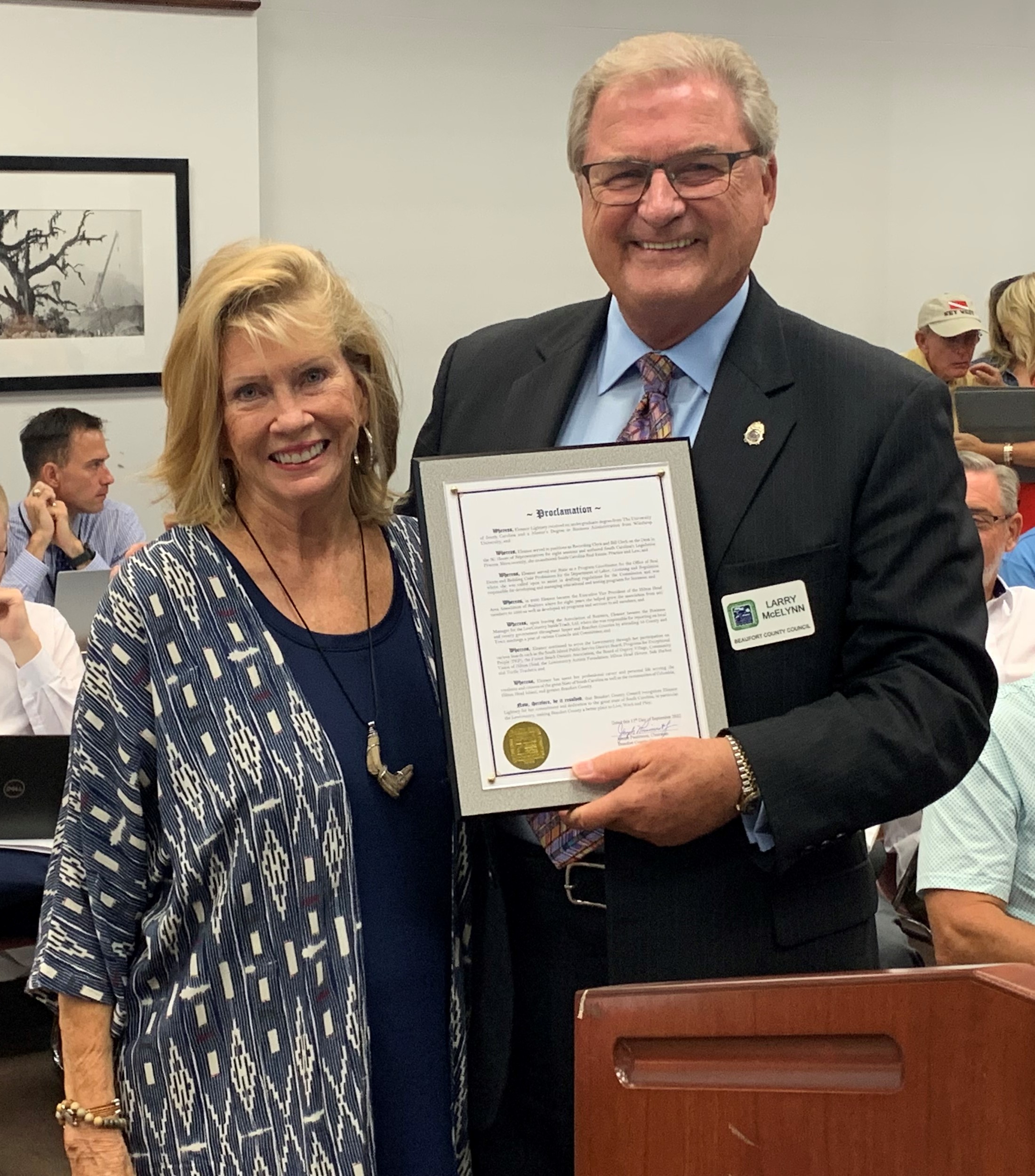 Hilton Head Island Resident Eleanor Lightsey Recognized for Community Commitment