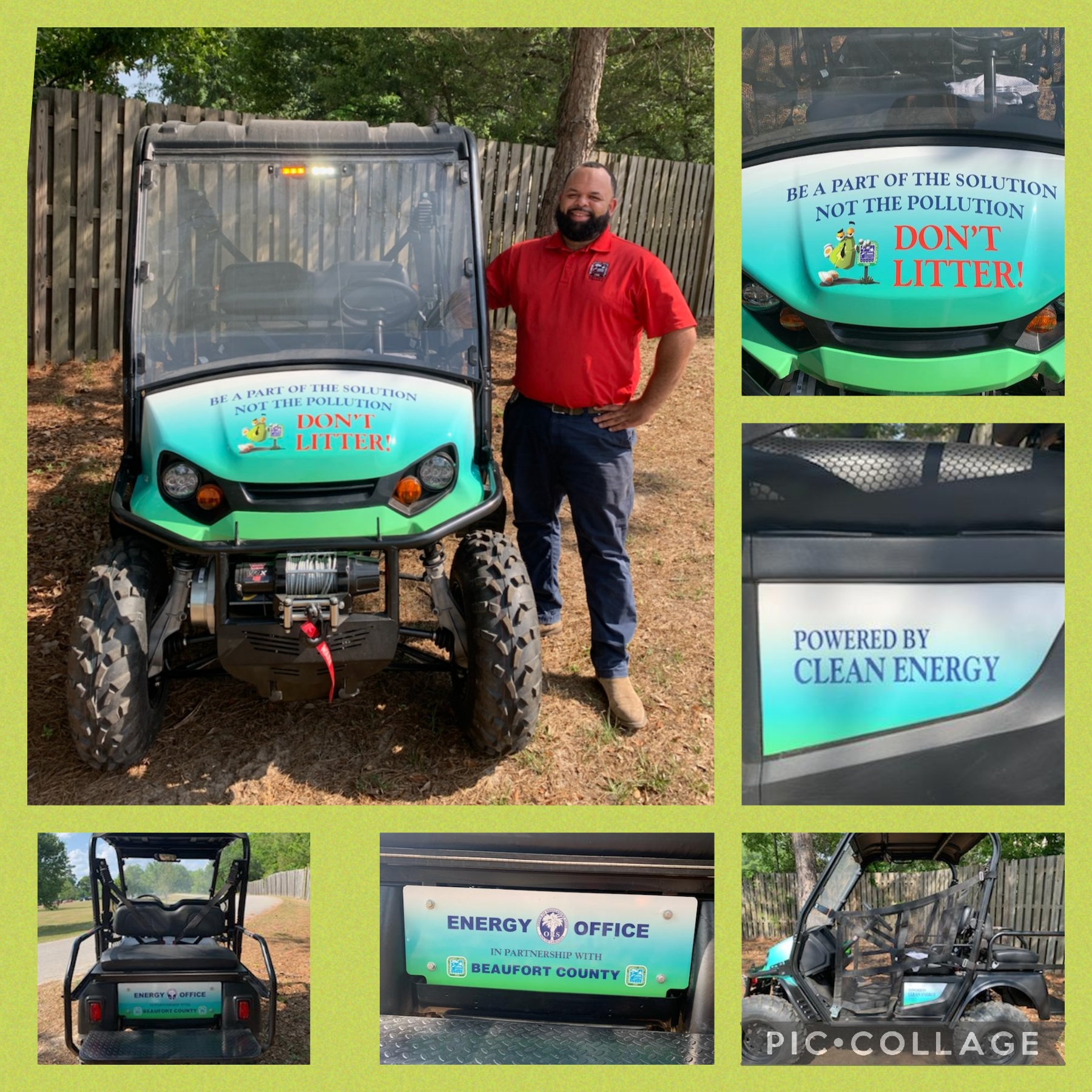 Beaufort County Solid Waste and Recycling Grant Purchases Electric Off-Road ATV to Help Spread Message: Keep Beaufort County Litter-Free