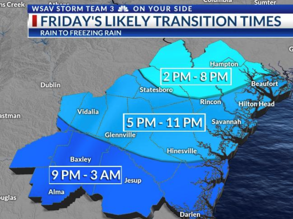 Update: Beaufort County Offices, Convenience Centers and Facilities to Close at Noon Friday Ahead of Predicted Inclement Weather