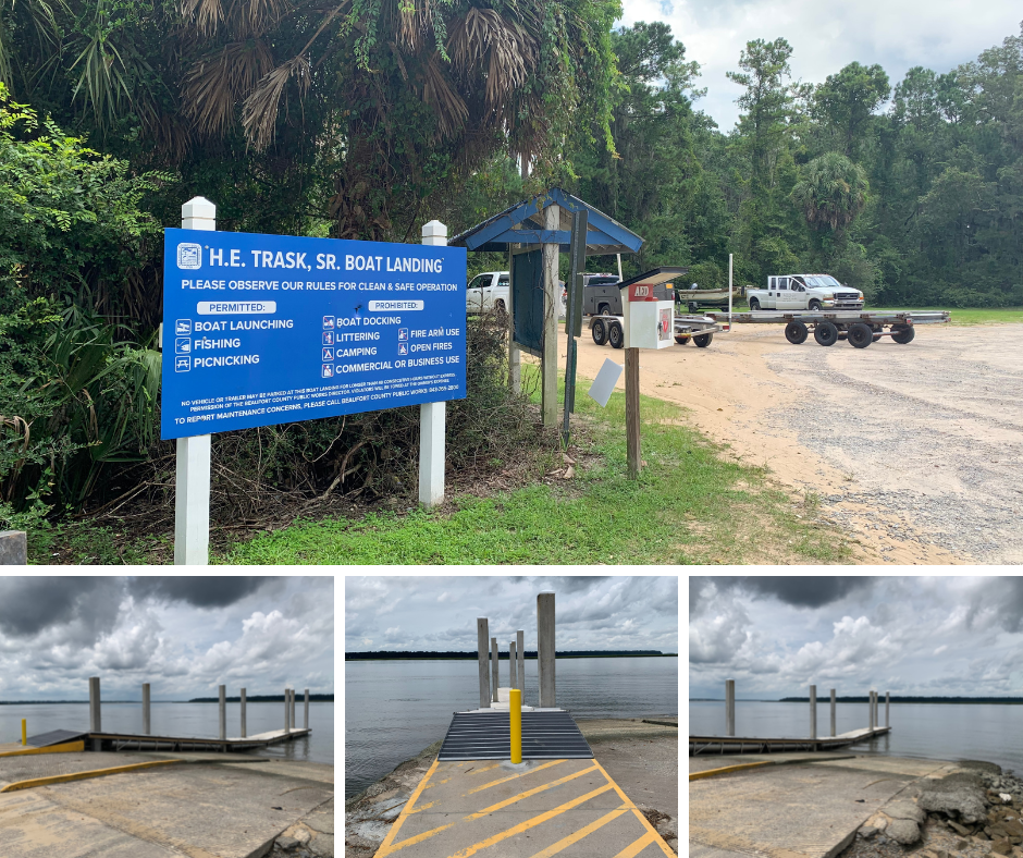 Update: Reopened! H.E. Trask Boat Landing Repair Project Completed