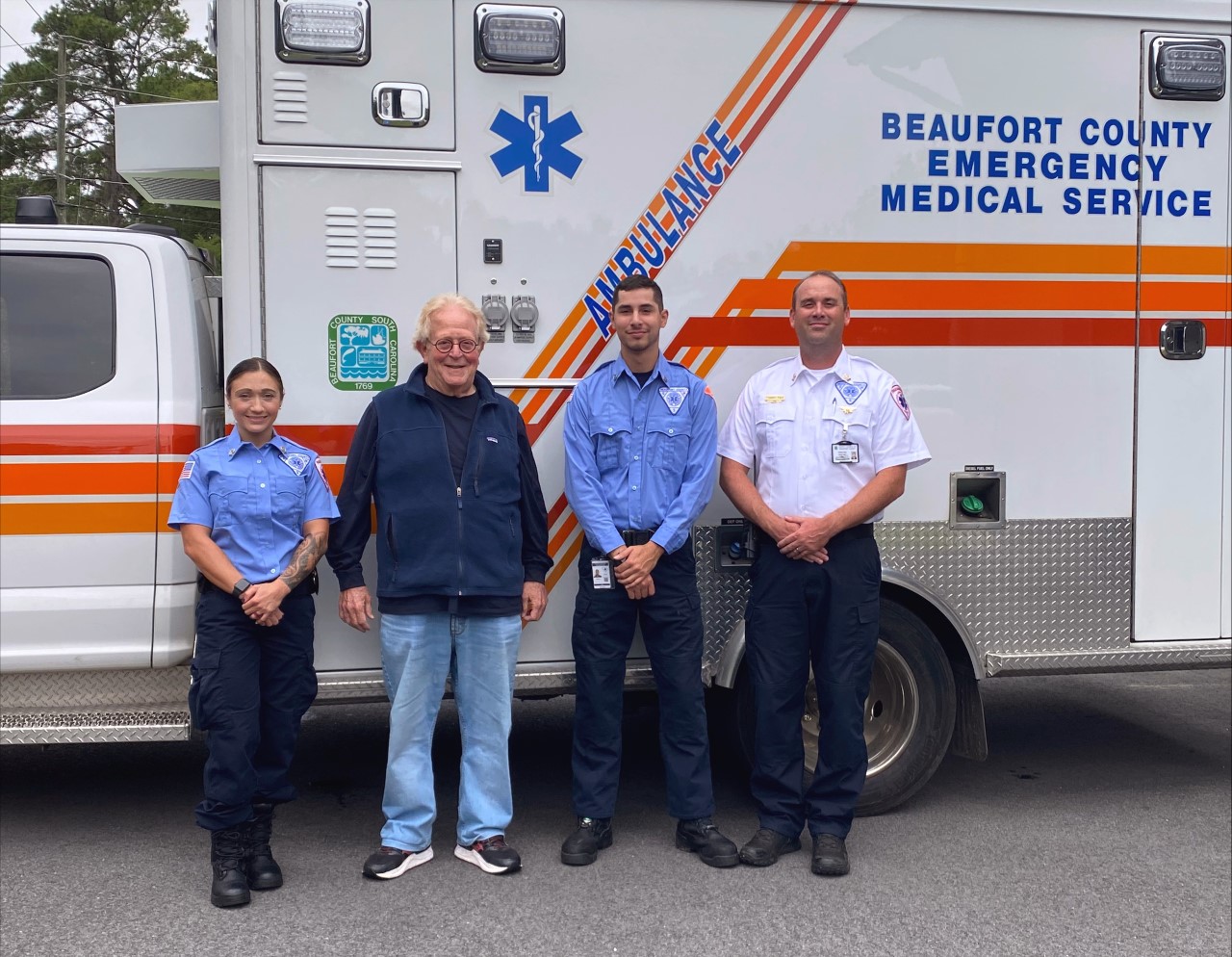 Beaufort County EMS Thanked by Mayor Billy Keyserling for Lifesaving Efforts 