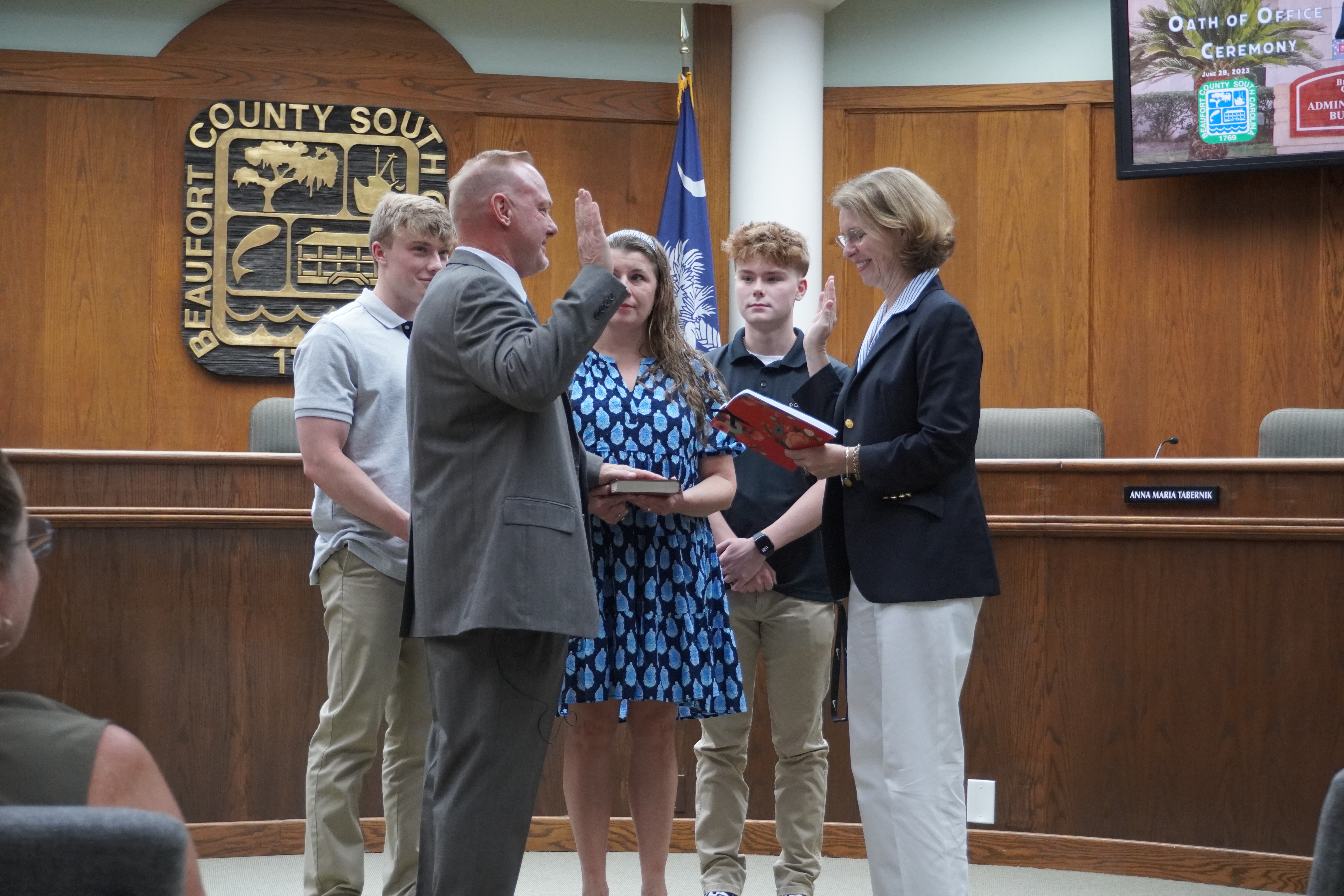 David Cadd Sworn In as Newest Beaufort County Auditor