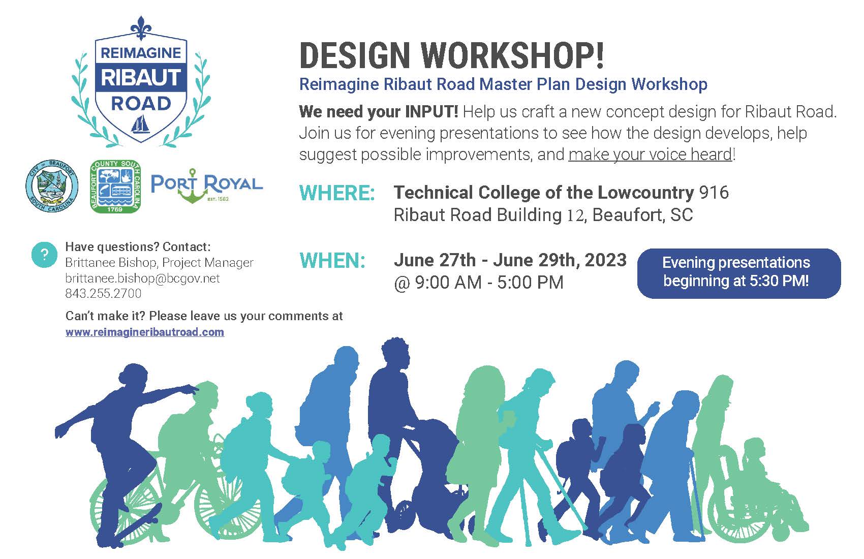 Beaufort County Hosting Visual Preference Survey (VPS) for Ribaut Road Corridor Design Workshop