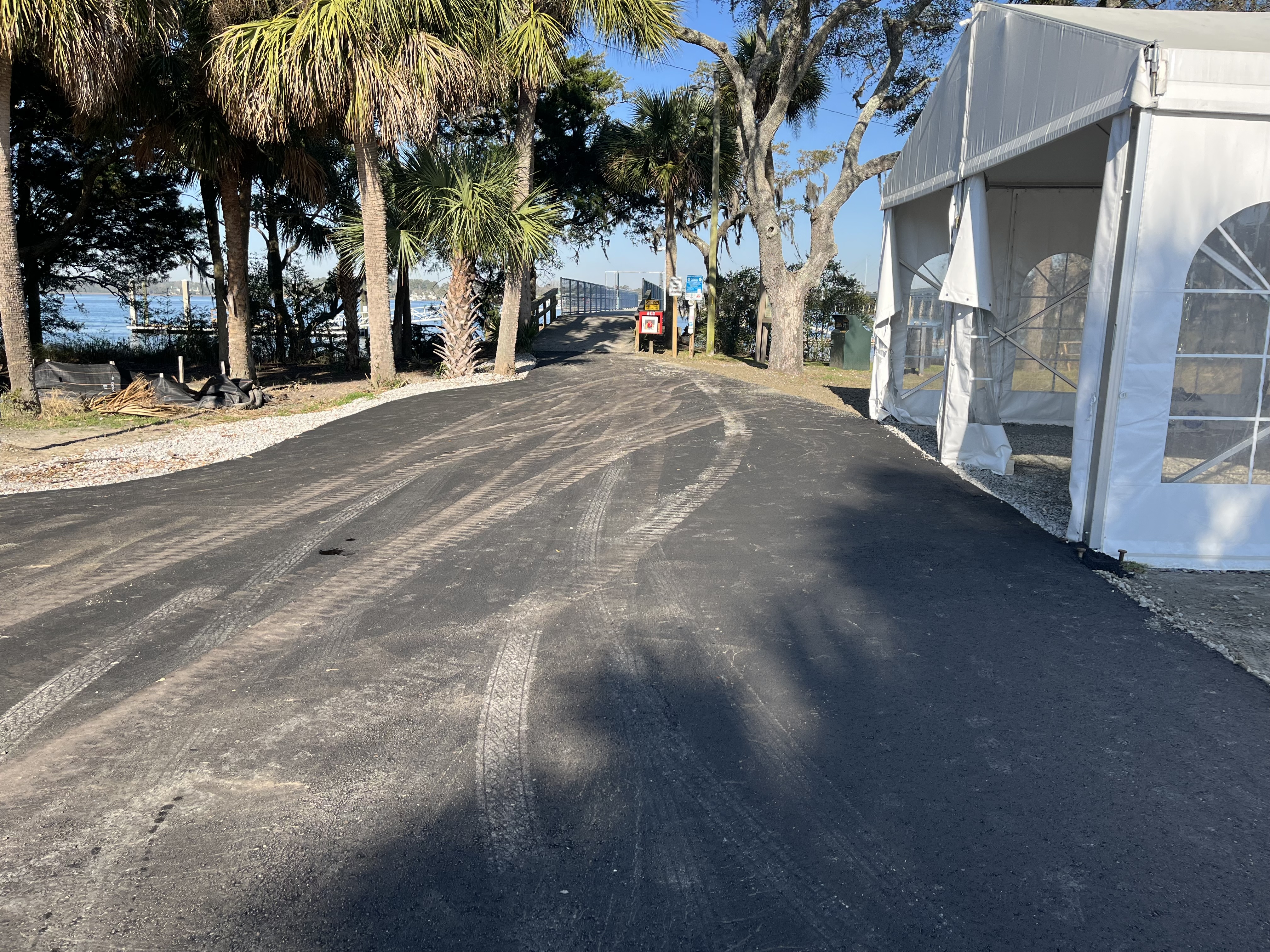 C.C. Haigh Boat Landing’s Handicapped Parking Area Reopens After Accessibility and Pavement Improvements